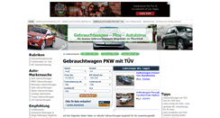 Desktop Screenshot of gebrauchtwagen-pkw.com
