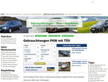 Tablet Screenshot of gebrauchtwagen-pkw.com